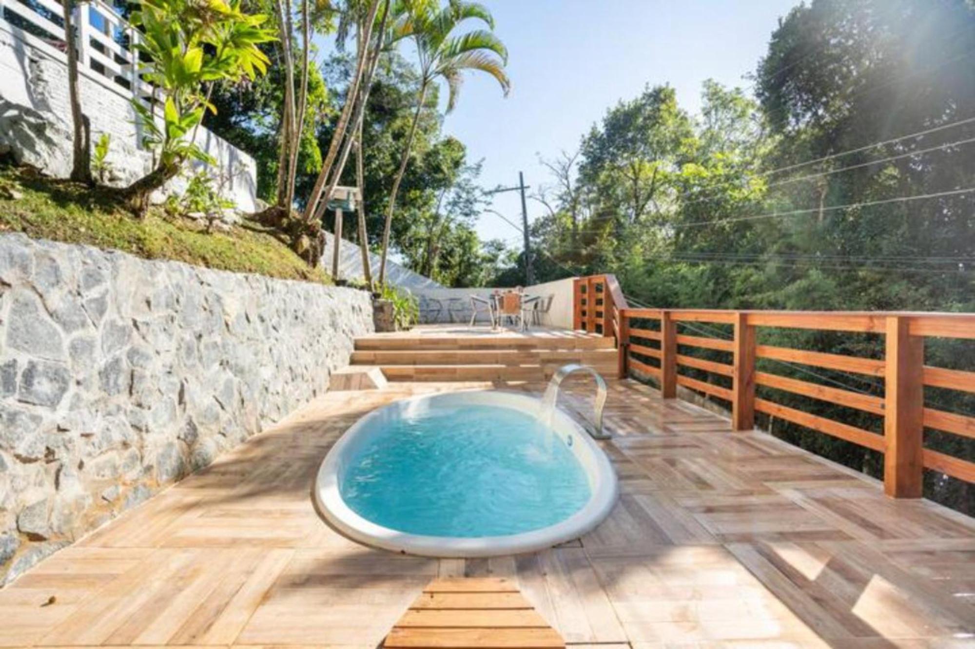 Gray House - Com Piscina Pertinho Do Mar! Villa Palhoça Екстериор снимка