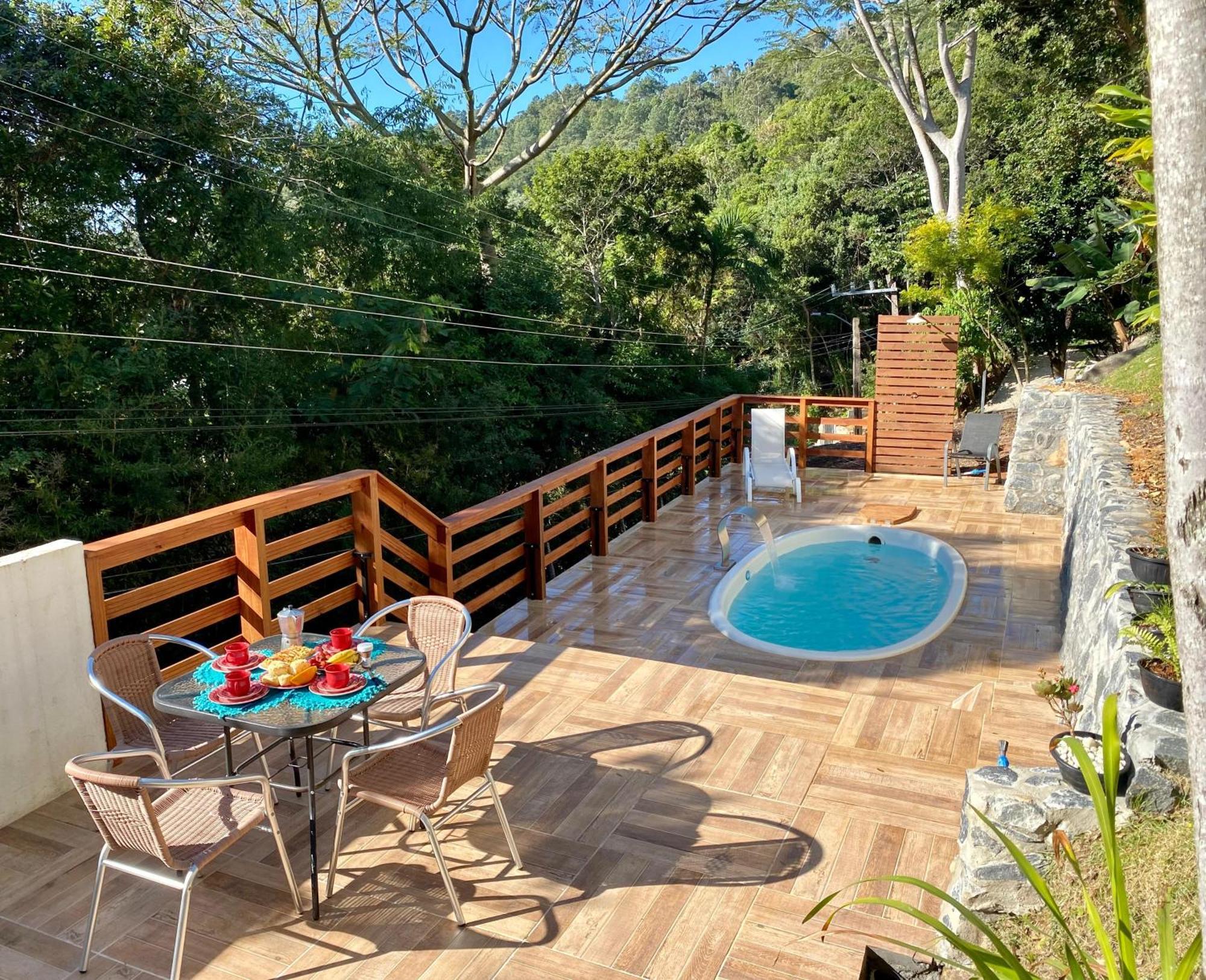 Gray House - Com Piscina Pertinho Do Mar! Villa Palhoça Екстериор снимка