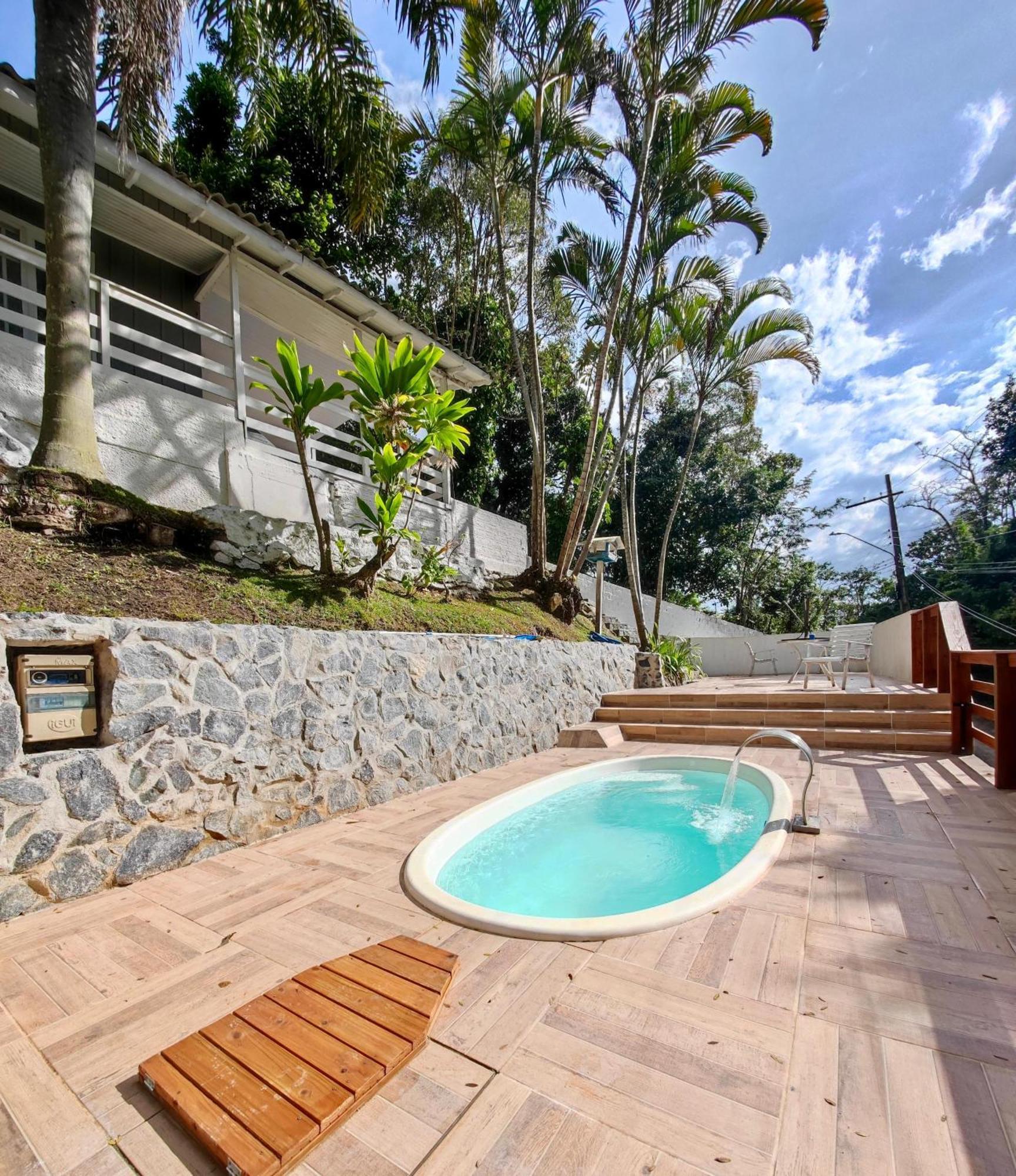 Gray House - Com Piscina Pertinho Do Mar! Villa Palhoça Екстериор снимка